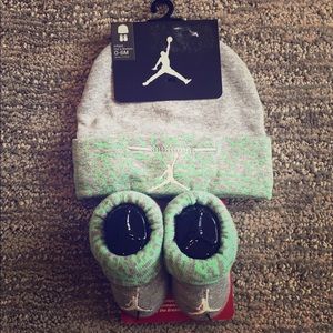 Infant hat and booties